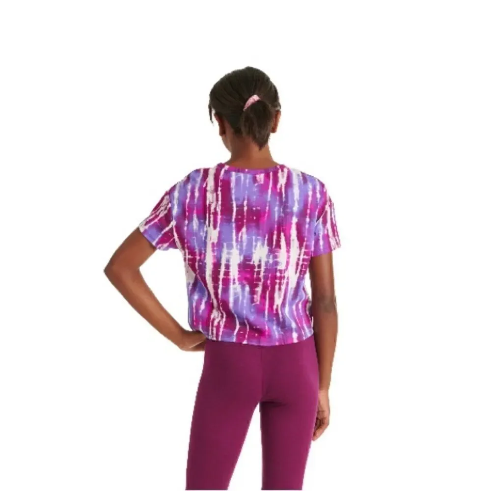Justice Girls Short Sleeve Tie Dye Tee T-Shirts 2-Pack Size M 10